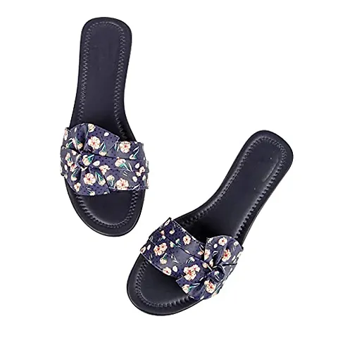 PrasKing Women Stylish Fancy Flats Sandal