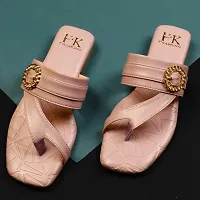 Prasking Women Stylish Trending Fancy Flat Fashion sandal And Slippers For Women & Girl's-thumb2