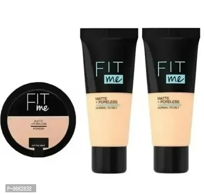 Makeup Pack of 3 ( Compact Powder  2 Foundation)