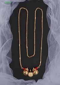 Stylish Golden Brass   Necklace For Women-thumb1