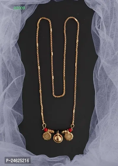 Stylish Golden Brass   Necklace For Women-thumb2