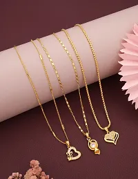 Stylish Golden Brass   Necklace For Women-thumb1