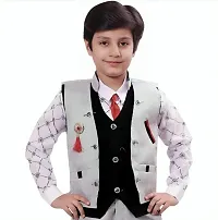 Stylist Cotton Blend Clothing Sets For Boys-thumb3