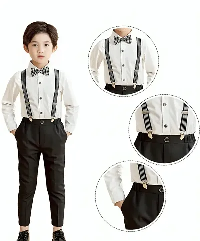 Stylish Blend Shirt Pant Set For Boys