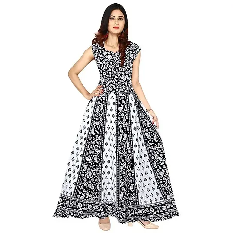 Stylish Khadi Abstract Print Dress For Women