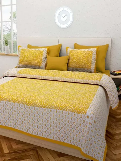 Printed Cotton Double Bedsheet