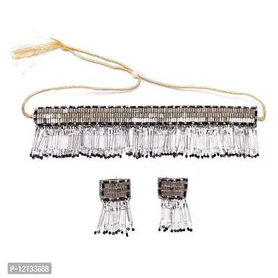 PGYG Handmade Designer Jewelry Set Silver For Women And Girl CS48