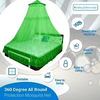 Gioielleria | Net Material Mosquito Net Round Shape for Home,Outdoor Use [10 x 10 x 28] [Green]-thumb4