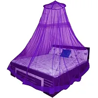 Gioielleria Net Material Mosquito Net Round Shape for Home,Outdoor Multipurpose Use (10 x 10 x 28) (Purple)-thumb3