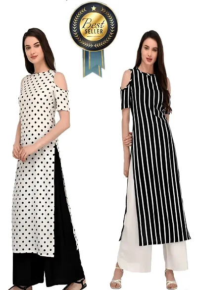 Exclusive Designer Kurti for Women (COMBO OF 2)