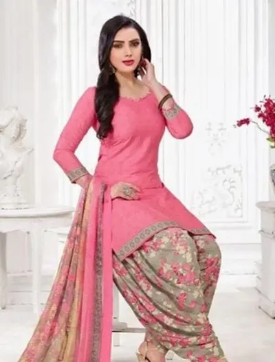 Stylish Art Silk Unstitched Salwar Suit Material