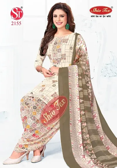 Stylish Crepe Printed Unstitched Suits