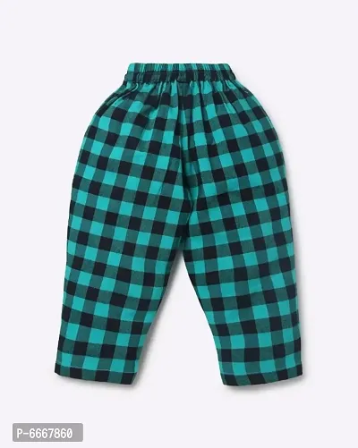 Chex Printed Pajama For Kids-Green-thumb0