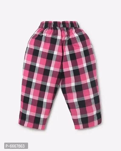 Chex Printed Pajama For Kids-Pink-thumb0