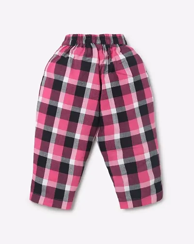 Chex Printed Pajama For Kids-Pink
