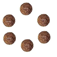 Direct From Our Village Pack of 6 Pieces Cow Dung Cakes Hand Made Pack Indian Desi Cow's Dung Gobar Kande for Hawan Puja Gobar Kande | Thepdi | Upla (Ideal for Hawan Pujan) ||VE760-thumb1