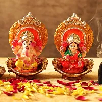 VEENA@#_Laxmi Ganesh Statue| Laxmi Ganesh Idol| Laxmi ji ki murti| Ganesh ji ki Murti| Laxmi Ganesh Eco-Friendly Idol for Deewali Puja| Deewali Gift| ??????? -???? ?? ?????? | 6 Inch_1E11-thumb1