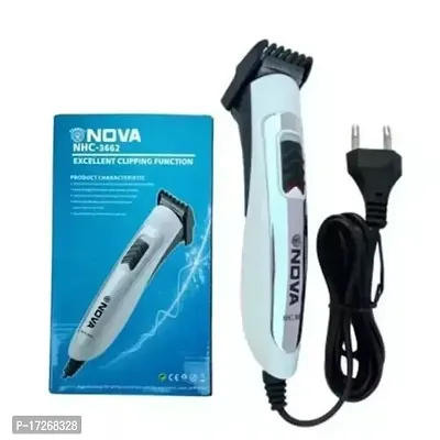 Nova Nhc-3662 Wired Electric Functioning Runtime- 45 Min Trimmer For Men (Multicolor)-thumb0