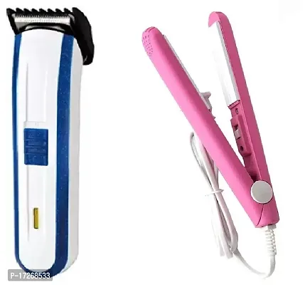 Trimmer And Mini Hair Straightener(Multicolor) Personal Care Appliance Combo.