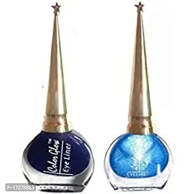 The Fashionable Perfectionist 2 Pice Of Multi Color Hn Liquid Eye Liner For Womens Girls-thumb0