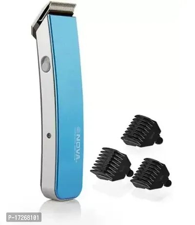 Nova Ns-216 Rechargeable Cordless Beard Trimmer (Blue)-thumb0