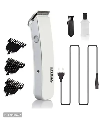 Nova Ns-216 Professional Rechargeable Runtime- 45 Min Trimmer For Men (White)-thumb0