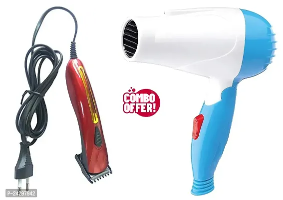 RL 8011 Hair Removable Trimmer  1000W Hair Dryer Combo