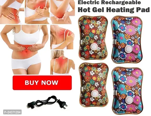 4 PC ELECTRIC RECHARGEABLE  HOT GEL HEATING PAD