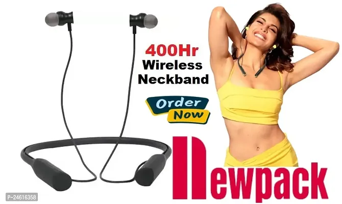 Enhance Your Audio Experience with the 400Hrs Wireless Neckband-thumb0