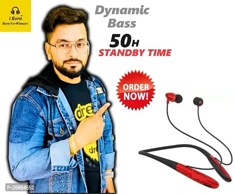 Stay Connected on the Go with the I Born 50 Hrs Backup Dynamic Bluetooth Neckband
