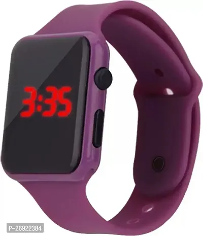 Stylish Purple LED Digital Watch: A Timepiece with a Modern Twist-thumb5