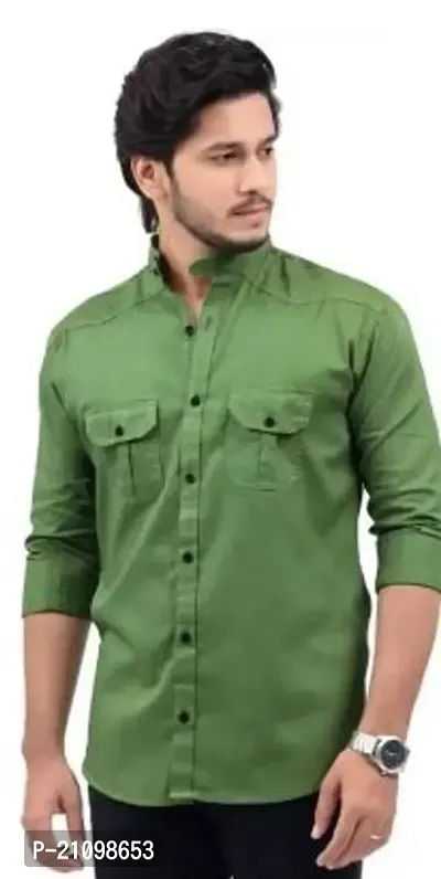 Reliable Cotton Long Sleeves Casual Shirt For Men-thumb0