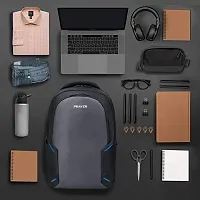 Medium Crazy Laptop Backpack college bag school bag office bag travel bag black for men and women-thumb2