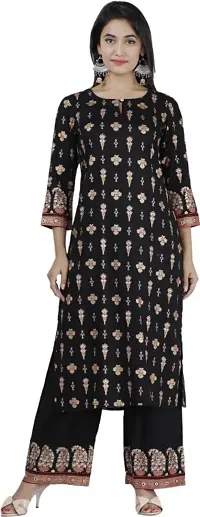 Stunning Rayon Kurta Palazzo Set For Women