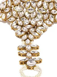 Beautiful Golden Alloy Bracelet For Women-thumb1