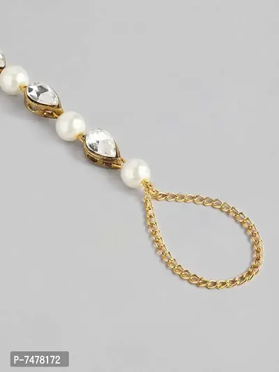 Beautiful Golden Alloy Bracelet For Women-thumb2