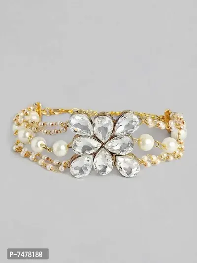 Beautiful Golden Alloy Bracelet For Women