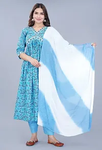 Beautiful Rayon Embroidered Kurta Bottom and Dupatta Set for Women-thumb3