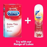 Durex Extra Thin Love Sex Condoms Extra Stimulation for Her (10S)-thumb2