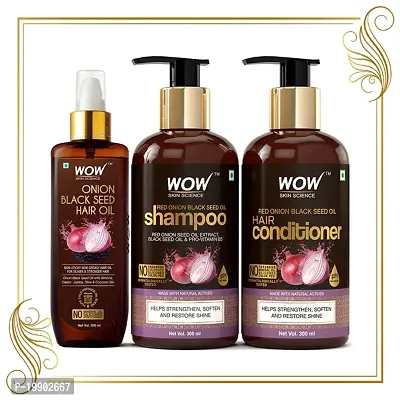 Onion  Shampoo  Conditioner Kit With Red Onion Seed Oil-thumb0