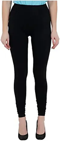 Ultra soft Cotton blended casual leggings for Womens - pack of 2-thumb3