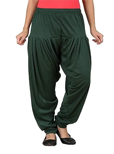 Ultra soft blended casual Pleated patiala for Womens