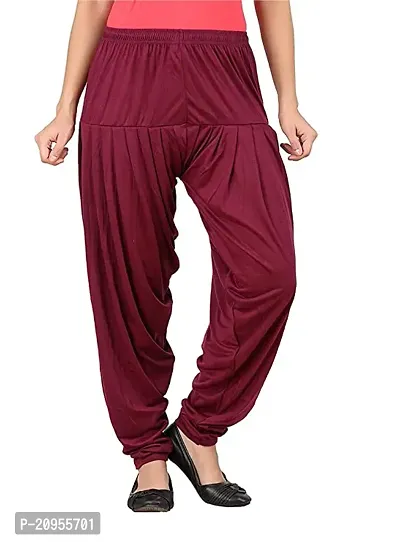 Ultra soft Cotton blended casual Pleated patiala for Womens-thumb0