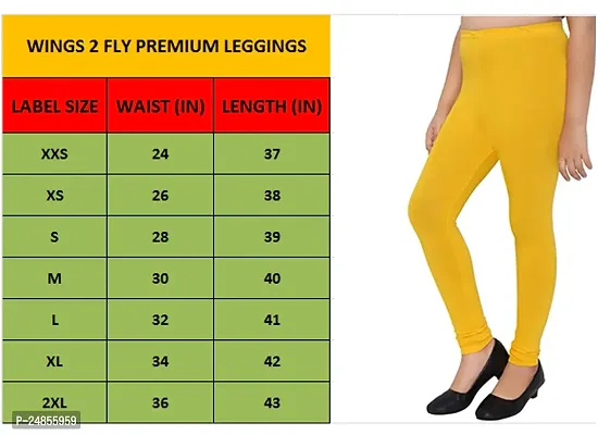 Classic Combed Cotton Solid Legging for Women, Pack of 2-thumb2