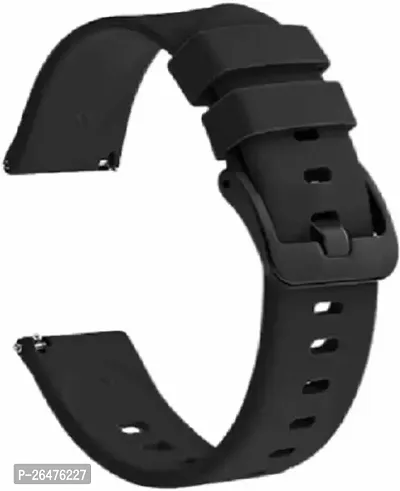 22mm Soft Strap (compatible Watch List In Photo and Description) Smart Watch Strap Smart Watch Strapnbsp;nbsp;(Black)