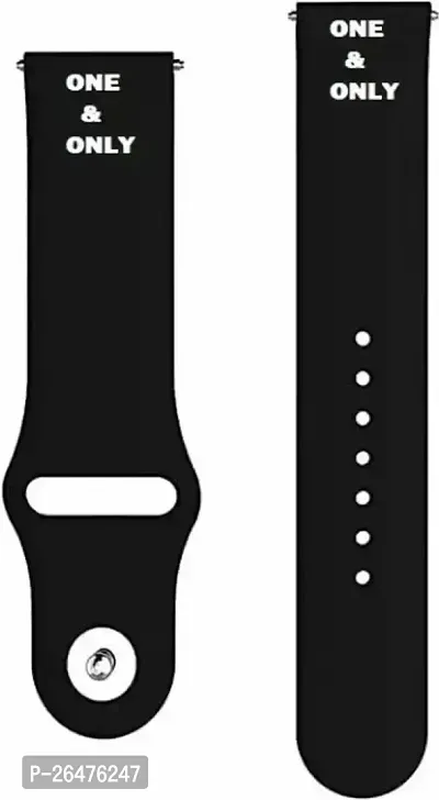 20MM Watch Strap Silicon Belt Casual Black 20 mm Silicone Watch Strap 20mm