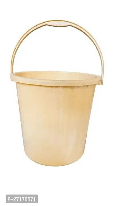 PLASTIC 18 LITER BUCKET IN BROWN, UNBREAKABLE PLASTIC MATERIAL Plastic Bucket (BROWN))