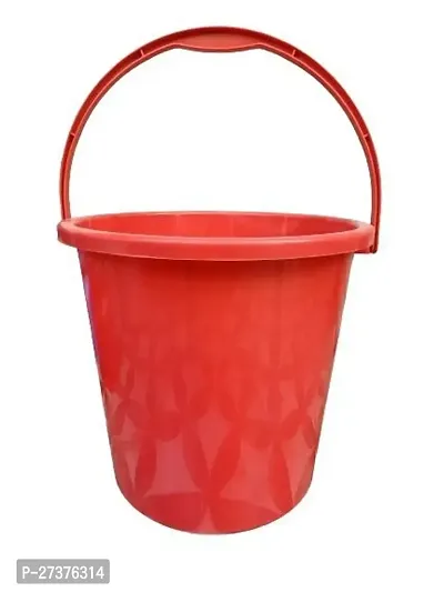 Plastic Solid Bucket 18 Liter For Bathroom