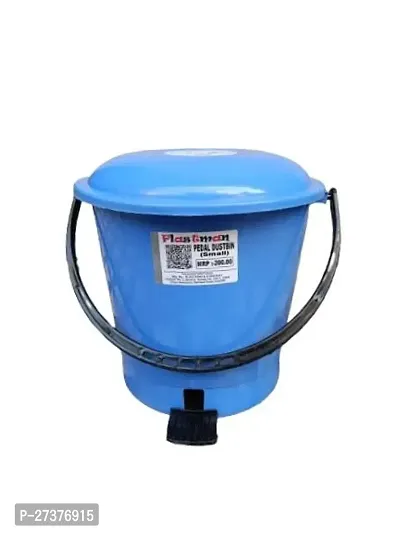 Blue Plastic  Dustbin  In 7 Liter