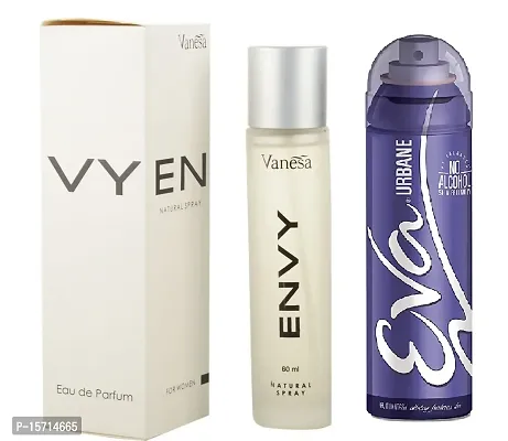 ENVY WOMEN DEO 60 ml WITH EVA URBANE 125 ml